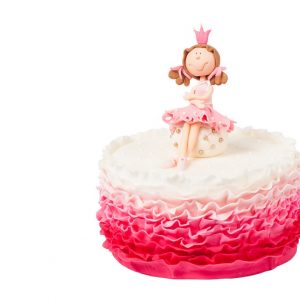 Beautiful cake with princess top