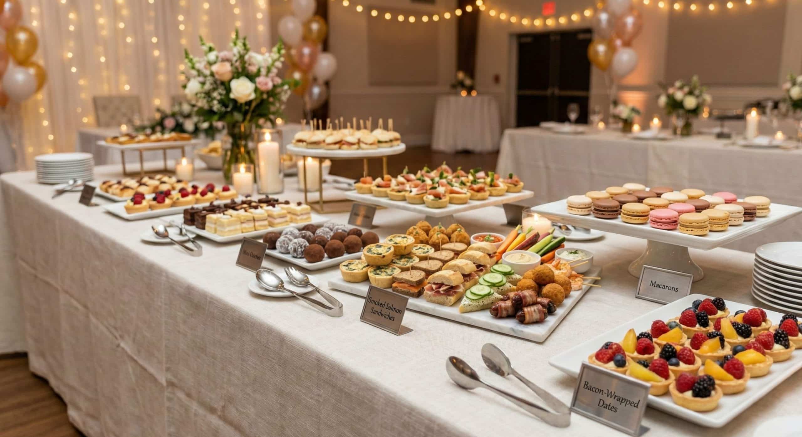 בופה מגשי אירוח באירוע